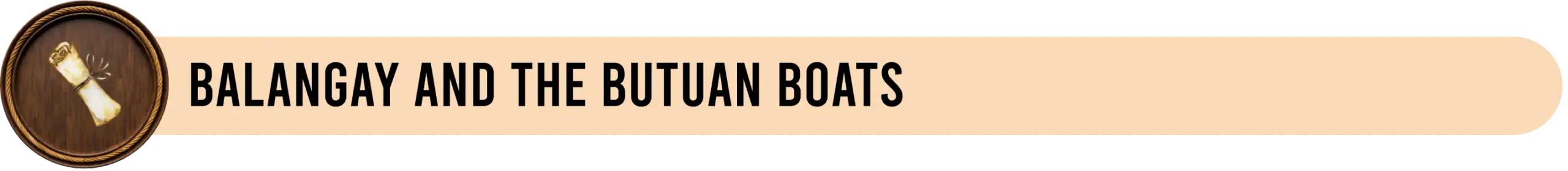 Balangay and the Butuan Boats